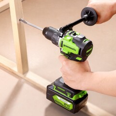 Дрель-шуруповерт Greenworks GD24DD90 24V (90Нм) аккумуляторная, без АКБ и ЗУ