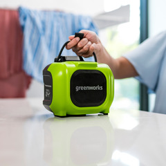 Беспроводная акустическая система Greenworks GPT-MNBS 24V с гибридным питанием, без АКБ и ЗУ