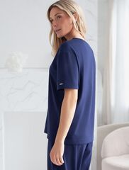 Футболка с принтом свободная эластичная из премиального хлопка  D49.136 (130818)