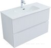 Aquanet 332527 Тумба с раковиной Джейн 100 цв.белый матовый (раковина Фортуна) (332527)