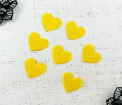 Термоаппликация, р. 2х2,3 см, жёлтый