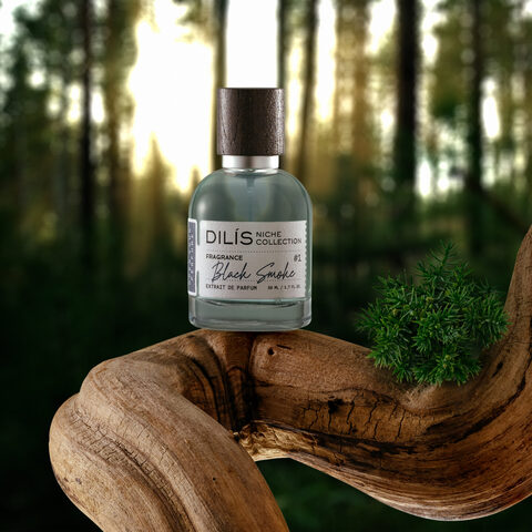 Dilis NICHE COLLECTION Духи д/муж  #1 BLACK SMOKE (Nasomatto Black Afgano) (758) 50мл