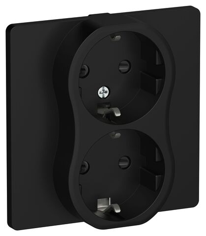 FLITE Роз. 2-я с з/к/ш 16А РСш12-0-К-ФлЧ чер. IEK