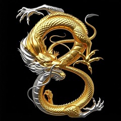 Силиконовый молд № 0312 Дракон левый