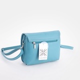 Сумка Саломея 428 фактурный морская волна