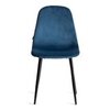 Стул Бриз/BREEZE (mod. JSC-58) металл черный /велюр синий