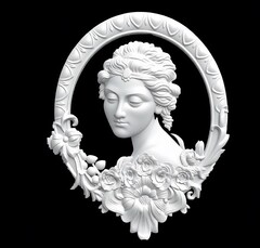 Силиконовый молд Портрет-L