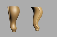 Силиконовый молд№ 1611 Ножка 3 D