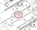 Передаточный ролик Conveyance Roller /Lower для PRO 1051, PRO 1200 - A0G6700200 Konica Minolta