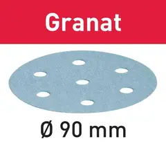 Шлифовальные круги STF D90/6 P400 GR/100 Granat FESTOOL 497373