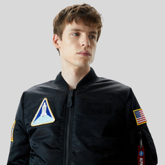Бомбер Alpha Industries NASA MA-1 Bomber Jacket Gen II Black (Черный)