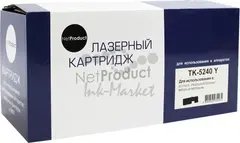 Тонер-картридж NetProduct (N-TK-5240Y) для Kyocera P5026cdn/M5526cdn, Y, 3K