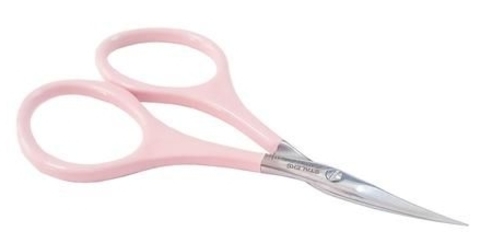 Ножницы для кутикулы розовые BEAUTY & CARE 11 TYPE 1 (Staleks)
