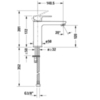 Duravit B.3 Смеситель для раковины на 1 отв., излив 141мм, цвет: хром B31020002010