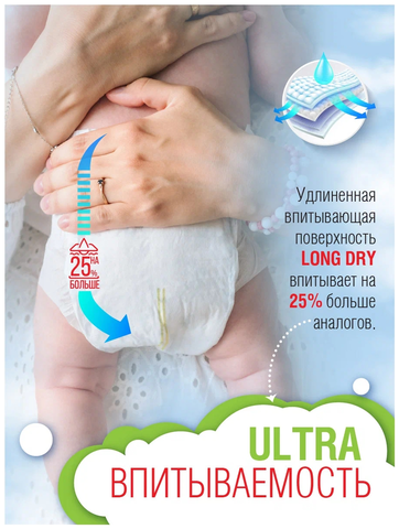Трусики Ekitto Ultra light, 15+ кг (XXL)