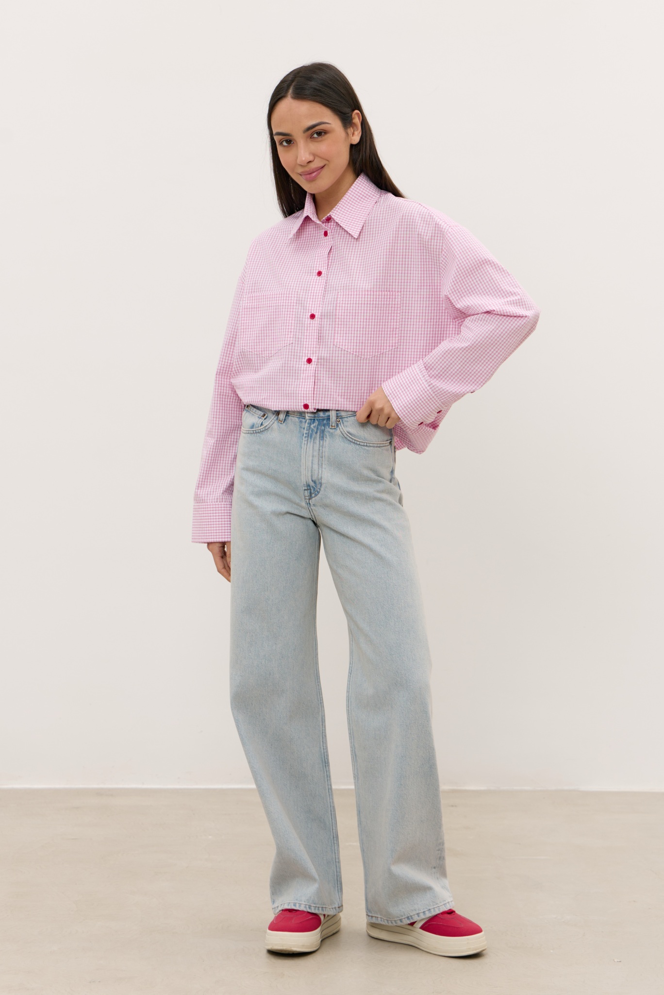 Рубашка BLUSH GRID