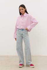 Рубашка 07, розовая