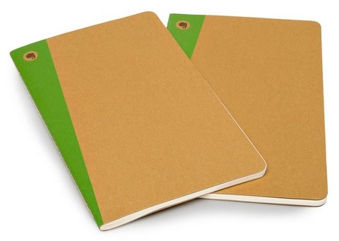 Набор 2 блокнота Moleskine Evernote Large, цвет бежевый, в линейку