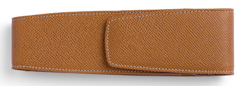 Кожаный футляр для 2-х ручек Graf von Faber-Castell коричневый