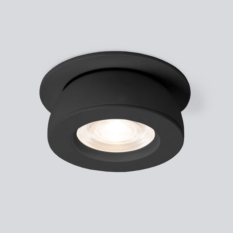 Встраиваемый светодиодный светильник Pruno черный 8W 4200К 25080/LED