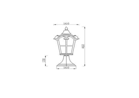 Ландшафтный светильник Outdoor O413FL-01GB