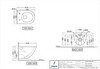 Jaquar Continental CNS-WHT-963UFSM Унитаз подвесной, сиденье из дюропласта, белый