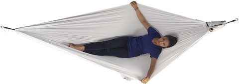 Картинка гамак туристический Ticket to the Moon compact hammock White - 1