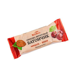 Батончик Вкусвилл миндаль-вишня, 35г