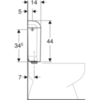 Бачок для унитаза напольного Geberit АР117 136.535.11.1