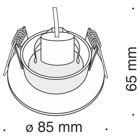 Встраиваемый светильник Technical Slim DL027-2-01W