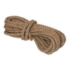 Веревка джутовая 3-прядная d=16мм 1 метр
