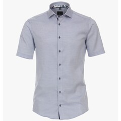 Сорочка Venti Modern Fit 623869300-100 в синей гамме короткий рукав