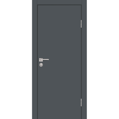Купить Межкомнатная дверь экошпон Profilo Porte P-1 графит кромка ABS глухая