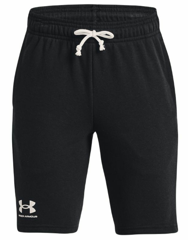 Under Armour Boys UA Rival Terry Shorts black mod gray 5 282 TENNIS 24.RU