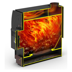 Печь отопительная Локомотив 120 в интернет-магазине ЯрТехника