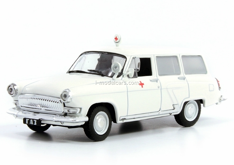 RARE MINIATURE URSS.GAZ 24 Ambulance NOVOEXPORT CCCP VOLGA BONRA TA3 24-02. 1/43 EUR 69,90