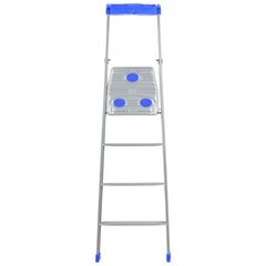 Стремянка 4 ступ, мет-л, 0.845 м, 100 кг, с широк ступ, Nika, СП4