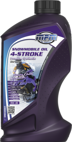 MPM Oil Snowmobile Oil 4-Stroke Ester Based 0W-40