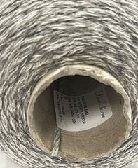 Кашемир 90% с нейлоном 10% LORO PIANA Breath 200 серо-белое мулине