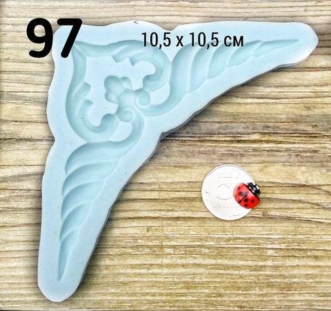 Молд  Угол 10,5х10,5., Арт.PO-0097, силикон