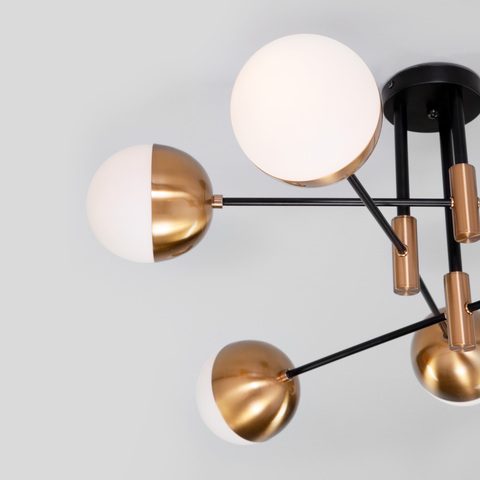 Потолочная люстра 70129/6 латунь