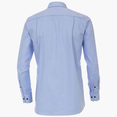 Сорочка мужская Casamoda Comfort Fit 393310700-100 из фактурной ткани голубая
