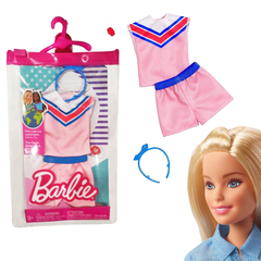 Одежда и аксессуары для куклы Барби Розовый костюм