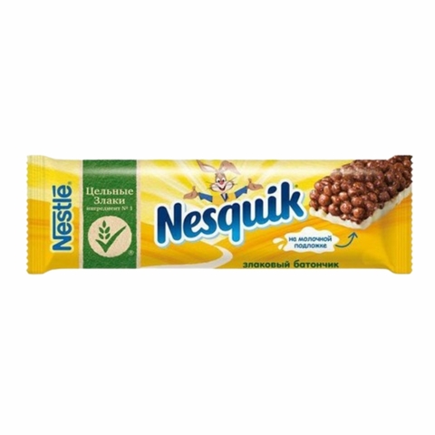 Батончик NESQUIK Злаки 25 гр Nestle РОССИЯ