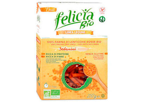 Паста из красной чечевицы "Седанини" Felicia Bio, 250г