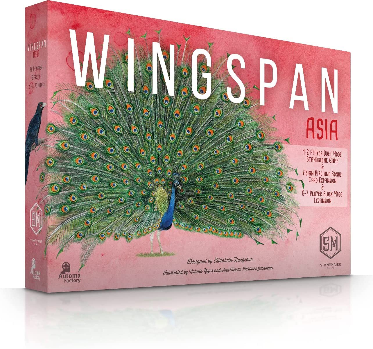 Крылья: Азия / Wingspan Asia на английском языке