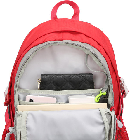 Картинка рюкзак туристический Nevo Rhino 9067-NW Red - 22