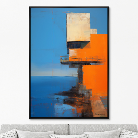 ArtNoMore - Репродукция картины на холсте And the sea is so close, No 2, 2024г.
