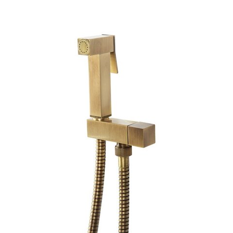 Cezares CZR-L-DIF-02 CZR-L-DIF-02 Гигиенический душ с гибким шлангом 120 см и держателем, исполнение бронза