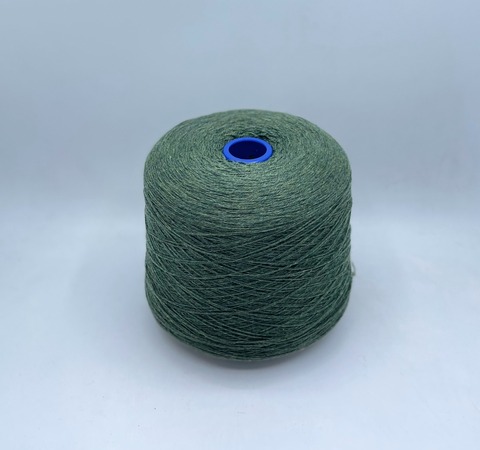 Бобинная пряжа (пр.Италия),art-Lambswool 2/17 850м/100гр, 100% Ягненок, цвет-Розмарин,меланж(245/706). арт-32818
